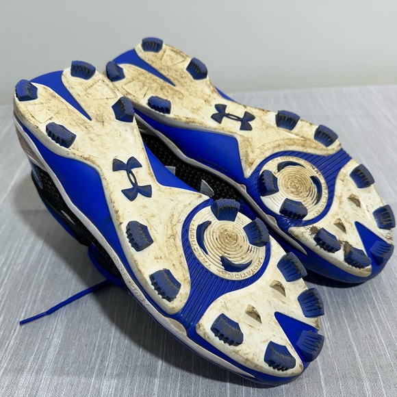 Under Armour MLB authentic high top baseball cleats, men's size 8.5 - Picture 5 of 6